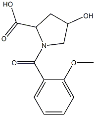 4-hydroxy-1-(2-methoxybenzoyl)pyrrolidine-2-carboxylic acid