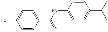 4-hydroxy-N-[4-(propan-2-yl)phenyl]benzamide,,结构式