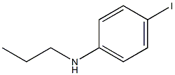 4-iodo-N-propylaniline Structure