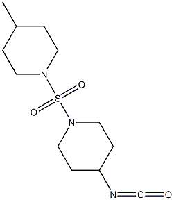  4-isocyanato-1-[(4-methylpiperidine-1-)sulfonyl]piperidine