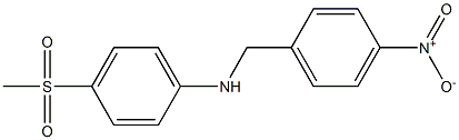  4-methanesulfonyl-N-[(4-nitrophenyl)methyl]aniline