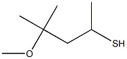 4-methoxy-4-methylpentane-2-thiol 结构式