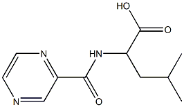 4-methyl-2-[(pyrazin-2-ylcarbonyl)amino]pentanoic acid