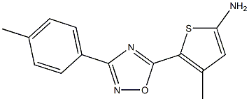 4-methyl-5-[3-(4-methylphenyl)-1,2,4-oxadiazol-5-yl]thiophen-2-amine