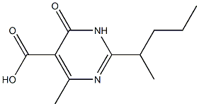  4-methyl-6-oxo-2-(pentan-2-yl)-1,6-dihydropyrimidine-5-carboxylic acid