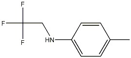 4-methyl-N-(2,2,2-trifluoroethyl)aniline Struktur