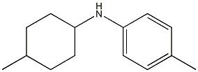 4-methyl-N-(4-methylcyclohexyl)aniline,,结构式