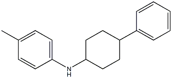 4-methyl-N-(4-phenylcyclohexyl)aniline,,结构式