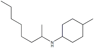 4-methyl-N-(octan-2-yl)cyclohexan-1-amine Structure