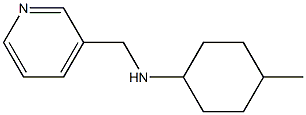 4-methyl-N-(pyridin-3-ylmethyl)cyclohexan-1-amine Struktur