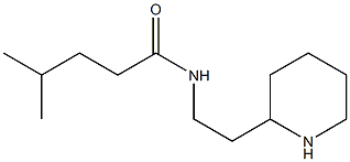 4-methyl-N-[2-(piperidin-2-yl)ethyl]pentanamide