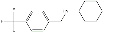 4-methyl-N-{[4-(trifluoromethyl)phenyl]methyl}cyclohexan-1-amine Struktur