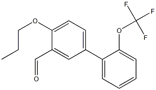 4-propoxy-2'-(trifluoromethoxy)-1,1'-biphenyl-3-carbaldehyde