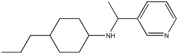 4-propyl-N-[1-(pyridin-3-yl)ethyl]cyclohexan-1-amine