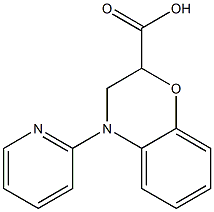 4-pyridin-2-yl-3,4-dihydro-2H-1,4-benzoxazine-2-carboxylic acid|