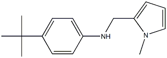 4-tert-butyl-N-[(1-methyl-1H-pyrrol-2-yl)methyl]aniline,,结构式