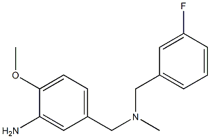 5-({[(3-fluorophenyl)methyl](methyl)amino}methyl)-2-methoxyaniline