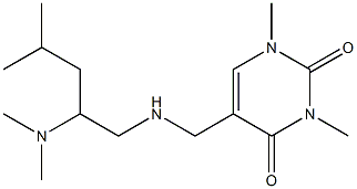 5-({[2-(dimethylamino)-4-methylpentyl]amino}methyl)-1,3-dimethyl-1,2,3,4-tetrahydropyrimidine-2,4-dione