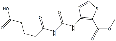 5-({[2-(methoxycarbonyl)thiophen-3-yl]carbamoyl}amino)-5-oxopentanoic acid