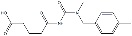 5-({methyl[(4-methylphenyl)methyl]carbamoyl}amino)-5-oxopentanoic acid