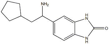 5-(1-amino-2-cyclopentylethyl)-2,3-dihydro-1H-1,3-benzodiazol-2-one