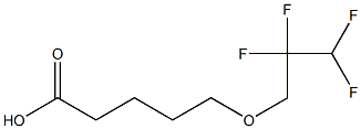 5-(2,2,3,3-tetrafluoropropoxy)pentanoic acid Struktur