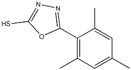 5-(2,4,6-trimethylphenyl)-1,3,4-oxadiazole-2-thiol,,结构式