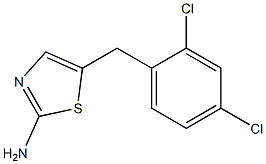 5-(2,4-dichlorobenzyl)-1,3-thiazol-2-amine 化学構造式