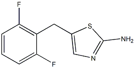 5-(2,6-difluorobenzyl)-1,3-thiazol-2-amine Structure
