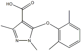 5-(2,6-dimethylphenoxy)-1,3-dimethyl-1H-pyrazole-4-carboxylic acid
