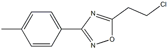  5-(2-chloroethyl)-3-(4-methylphenyl)-1,2,4-oxadiazole