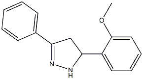 5-(2-methoxyphenyl)-3-phenyl-4,5-dihydro-1H-pyrazole