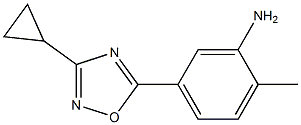 5-(3-cyclopropyl-1,2,4-oxadiazol-5-yl)-2-methylaniline|