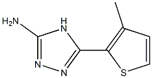 5-(3-methylthien-2-yl)-4H-1,2,4-triazol-3-amine Structure