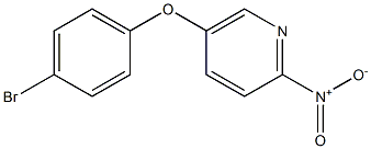 5-(4-bromophenoxy)-2-nitropyridine 结构式