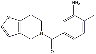 5-(6,7-dihydrothieno[3,2-c]pyridin-5(4H)-ylcarbonyl)-2-methylaniline Structure