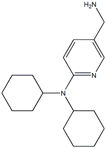 5-(aminomethyl)-N,N-dicyclohexylpyridin-2-amine Structure