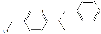 5-(aminomethyl)-N-benzyl-N-methylpyridin-2-amine Struktur