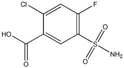 5-(aminosulfonyl)-2-chloro-4-fluorobenzoic acid