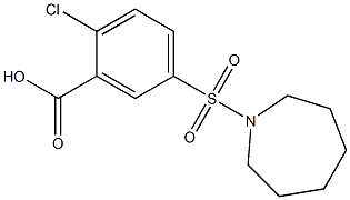 5-(azepane-1-sulfonyl)-2-chlorobenzoic acid