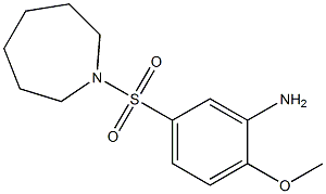 5-(azepane-1-sulfonyl)-2-methoxyaniline,568551-66-6,结构式