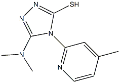 5-(dimethylamino)-4-(4-methylpyridin-2-yl)-4H-1,2,4-triazole-3-thiol