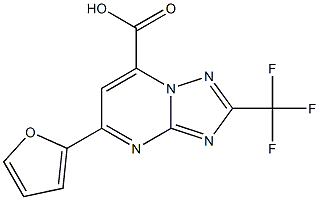 5-(furan-2-yl)-2-(trifluoromethyl)-[1,2,4]triazolo[1,5-a]pyrimidine-7-carboxylic acid