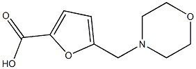 5-(morpholin-4-ylmethyl)-2-furoic acid 结构式