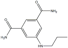 5-(propylamino)benzene-1,3-dicarboxamide,,结构式