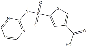 5-(pyrimidin-2-ylsulfamoyl)thiophene-3-carboxylic acid|