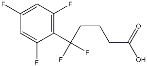 5,5-difluoro-5-(2,4,6-trifluorophenyl)pentanoic acid