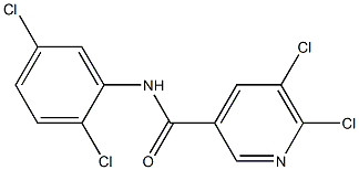 5,6-dichloro-N-(2,5-dichlorophenyl)pyridine-3-carboxamide Structure