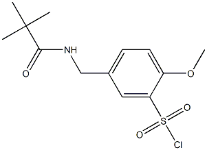 5-[(2,2-dimethylpropanamido)methyl]-2-methoxybenzene-1-sulfonyl chloride