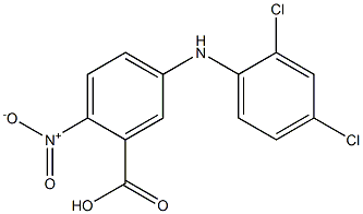 5-[(2,4-dichlorophenyl)amino]-2-nitrobenzoic acid 结构式